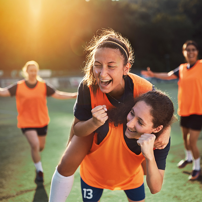 Clubactie winnend team